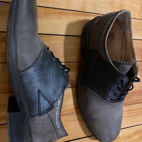 John Fluevog – Cagney Contrast Lace-up Derby Men’s size 8 Color Silver main image 10